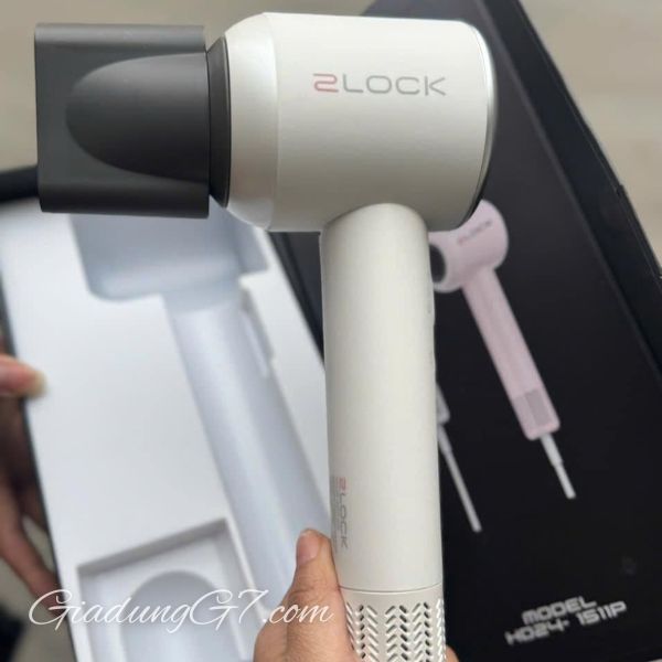 Máy Sấy Tóc 2Lock 1600W Động Cơ Không Chổi Than - Công Nghệ Không Cánh