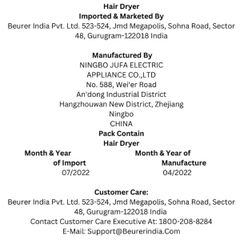  Máy sấy tóc Beurer HC35 - HC 35 Ocean 