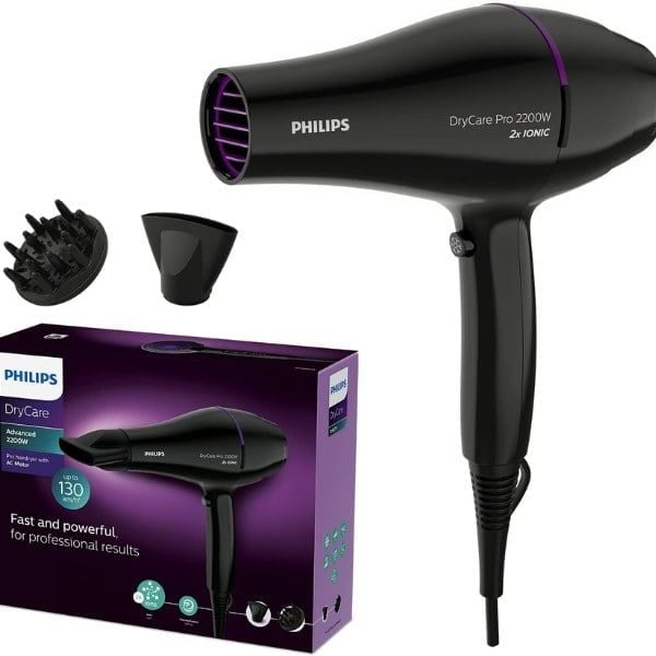 Máy sấy tóc Philips BHD274/00 với Công suất sấy khô nhanh hiệu suất cao 2200 W