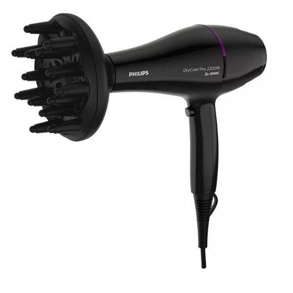 Máy sấy tóc Philips BHD274/00 với Bộ khuếch tán tạo độ phồng để tạo kiểu và lọn tóc bồng bềnh