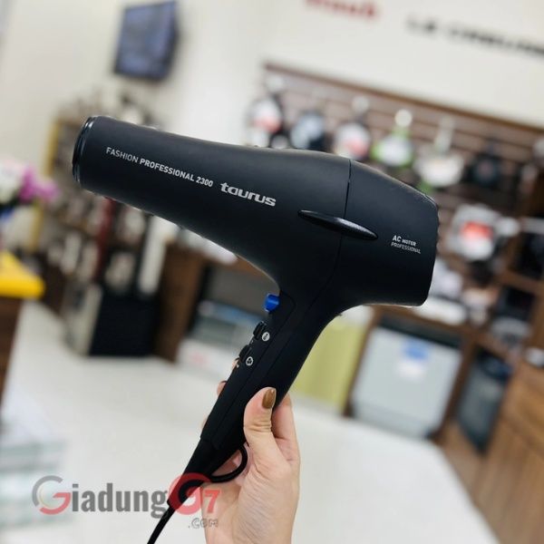Máy sấy tóc Taurus 2300 2200W động cơ AC, 2 công suất, 3 nhiệt độ