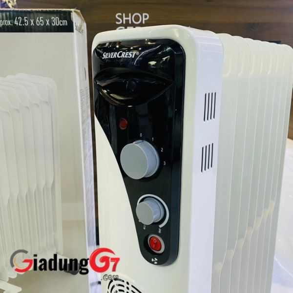 Máy sưởi dầu Silvercrest 2400D2 9 thanh 2400W