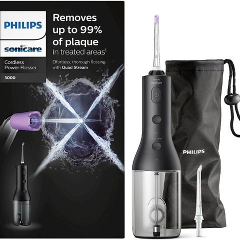 Máy tăm nước Philips HX3806/33 màu đen