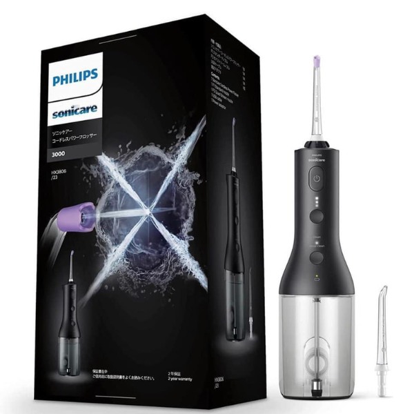 Máy tăm nước Philips HX3806/33 màu đen (Philips Sonicare 3000)