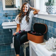  Máy tạo kiểu tóc Dyson Airwrap Complete Long HS05 xám hồng 