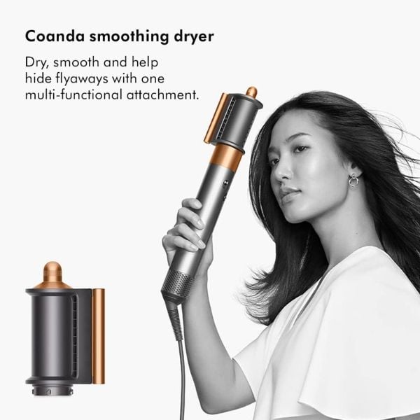 Máy tạo kiểu tóc Dyson Airwrap Complete Long HS05 xám