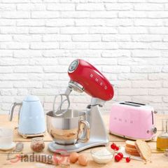  Máy trộn bột Smeg SMF02RDEU màu đỏ 
