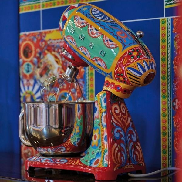 Máy trộn bột Smeg SMF03DGEU Sicily is My Love - Italy 10 tốc độ trộn