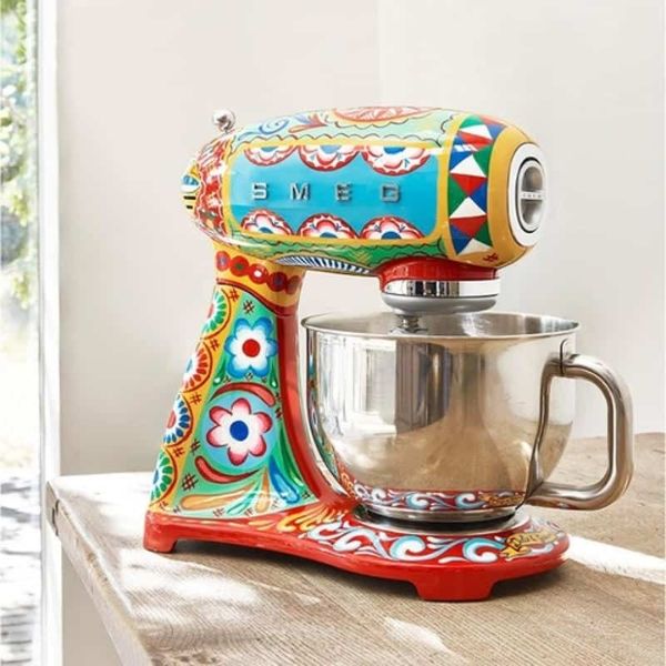 Máy trộn bột Smeg SMF03DGEU Sicily is My Love - Italy 10 tốc độ trộn