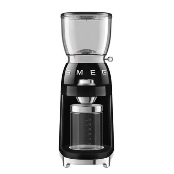 Máy xay cà phê Smeg CGF11BLEU màu đen với 3 chế độ xay