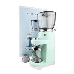 Máy xay cà phê Smeg CGF11PGEU màu xanh mint 