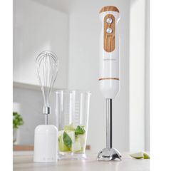  Máy xay cầm tay SilverCrest SSSH 600 A1 3in1 (màu xám/trắng/xanh) 