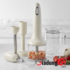 Máy xay cầm tay Smeg HBF02RDEU màu đỏ 