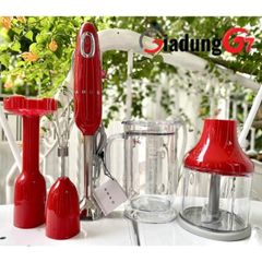  Máy xay cầm tay Smeg HBF02RDEU màu đỏ 