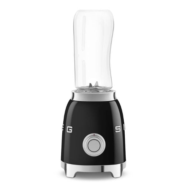 Máy xay sinh tố Smeg PBF01BLEU mini màu đen kèm 2 bình mix and go