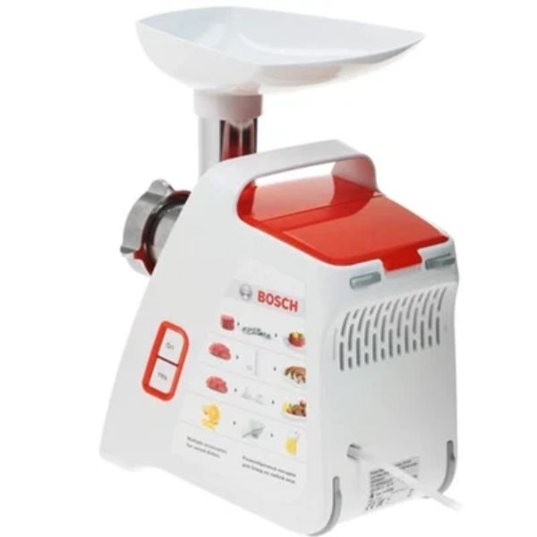 Máy xay thịt Bosch MFW3630I có nhồi xúc xích màu cam
