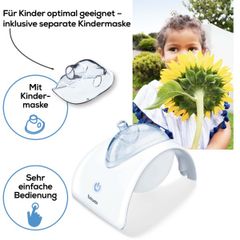  Máy xông mũi họng Beurer IH40 công nghệ siêu âm 