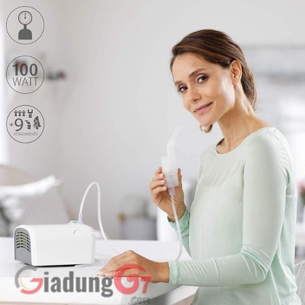 Máy xông mũi họng Medisana IN520 có kèm rửa mũi