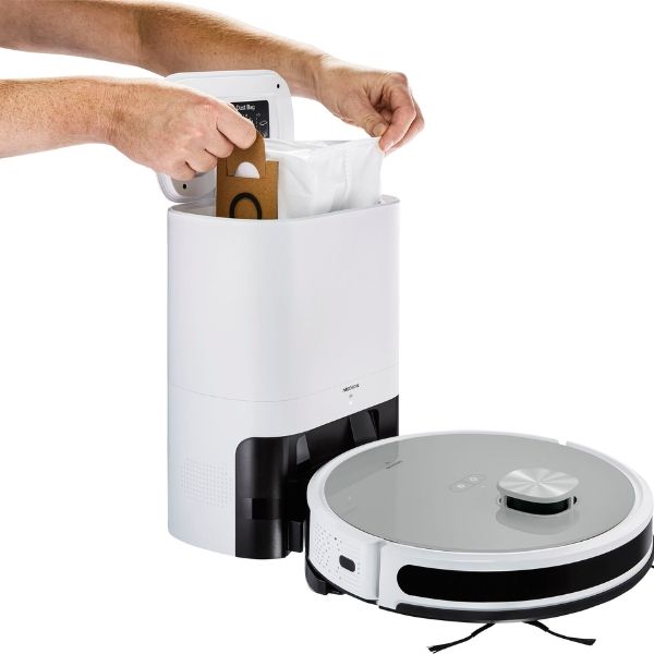 Robot hút bụi lau nhà Medion X21 SW MD 11500 Tự đổ rác