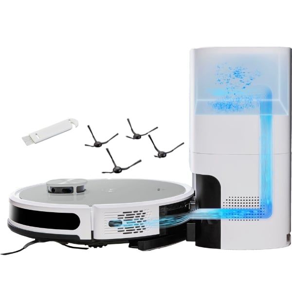 Robot hút bụi lau nhà Medion X21 SW MD 11500 Tự đổ rác
