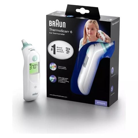 Nhiệt kế đo tai Braun IRT6515 đo hồng ngoại
