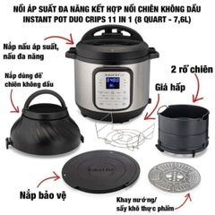  Nồi áp suất đa năng kết hợp chiên không dầu Instant Pot Duo Crisp 11 in 1 (8 quart - 7.6L) 