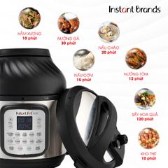  Nồi áp suất đa năng kết hợp chiên không dầu Instant Pot Duo Crisp 11 in 1 (8 quart - 7.6L) 