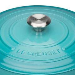  Nồi chảo gang Le Creuset Signature 30cm xanh caribe 3074 