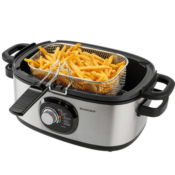 Nồi chiên đa năng Silvercrest SMKE 1500 A1 6 Trong 1 | Giadungg7.com