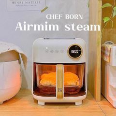  Nồi chiên không dầu hơi nước Chefborn Airmim Steam 4.5L 