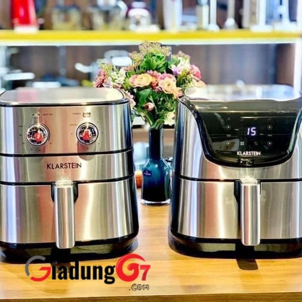 Nồi chiên không dầu Klarstein Aero Vital cơ 5,4L với 8 chương trình