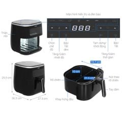  Nồi chiên không dầu Philips HD9257/80 