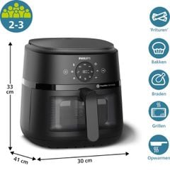  Nồi chiên không dầu Philips NA230/00 6,2L Airfryer Series 2000 