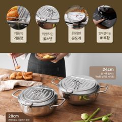  Nồi chiên ngập dầu KitchenArt 2.2 lít 20cm 