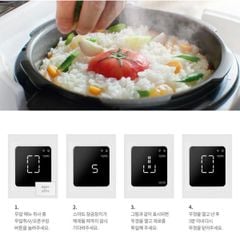 Nồi cơm điện áp suất kép Cuckoo CRP ST1010FW 1.8L màu trắng 