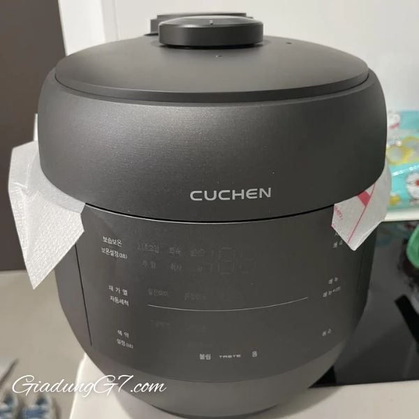 Nồi cơm điện cao tần Cuchen CRT UPDS0670B 1.08L áp suất kép ruột inox