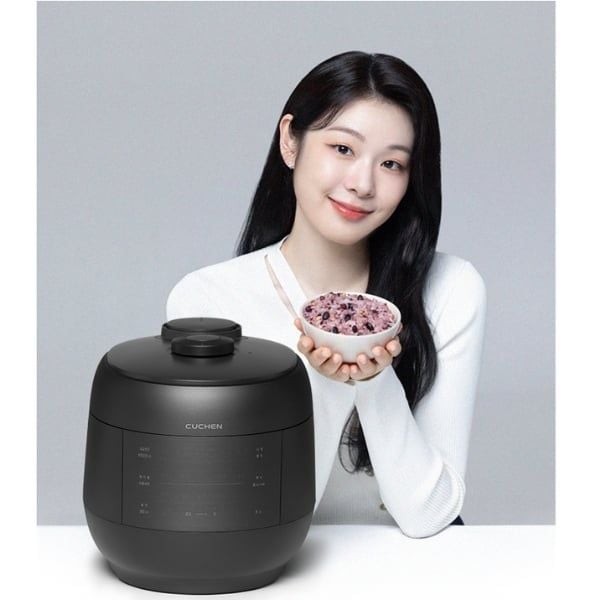 Nồi cơm điện cao tần Cuchen CRT UPDS0670B 1.08L áp suất kép ruột inox