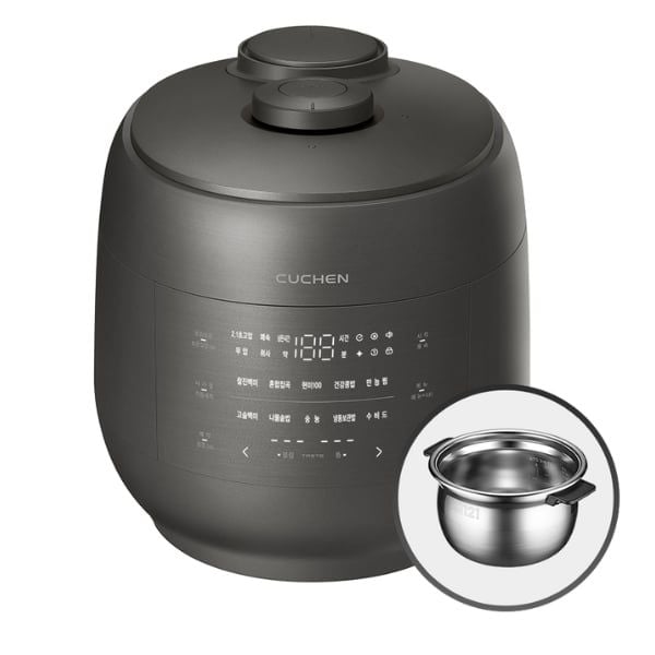 Nồi cơm điện cao tần Cuchen CRT UPDS0670B 1.08L áp suất kép ruột inox