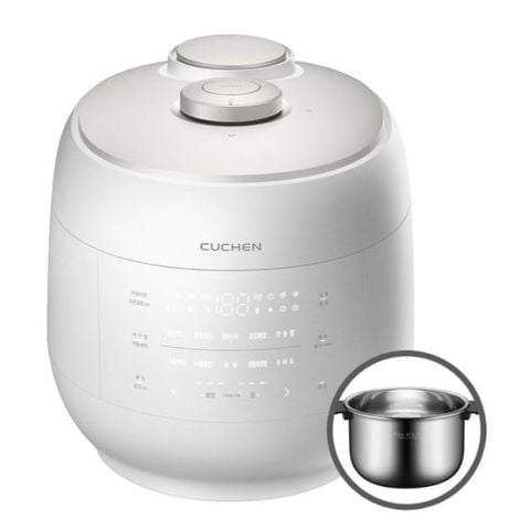 Nồi cơm điện cao tần Cuchen CRT UPDS0670W 1.08L áp suất kép ruột inox 316