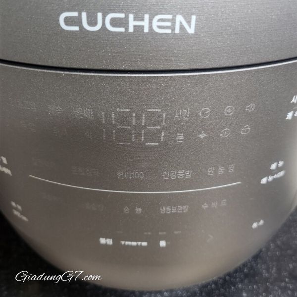 Nồi cơm điện cao tần Cuchen CRT UPDS1070 1.8L áp suất kép ruột inox