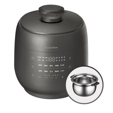 Nồi cơm điện cao tần Cuchen CRT UPDS1070B 1.8L áp suất kép ruột inox 316