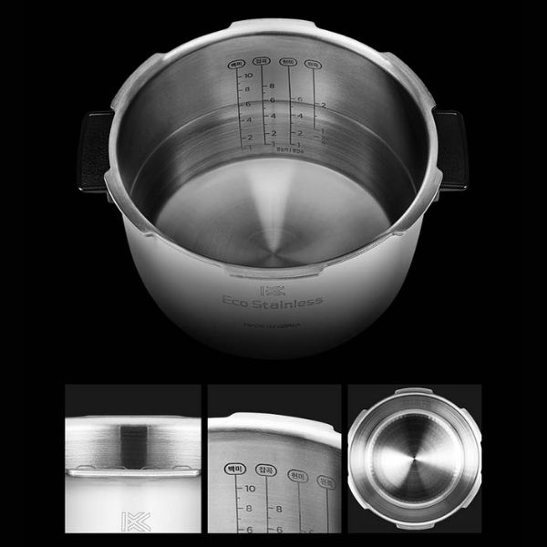 Nồi cơm điện cao tần Cuckoo CRP DHAS069FW 1.08L (Lòng inox) áp suất