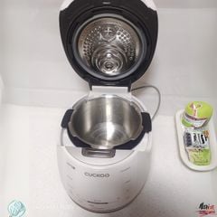  Nồi cơm điện cao tần Cuckoo CRP DHAS069FW 1.08L (Lòng inox) áp suất - Màu trắng 