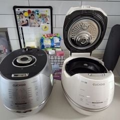  Nồi cơm điện cao tần Cuckoo CRP DHAS069FW 1.08L (Lòng inox) áp suất - Màu trắng 