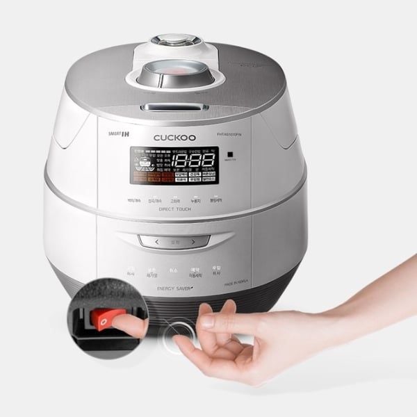Nồi cơm điện cao tần Cuckoo CRP FHTAS1010FW 1.8L ruột inox