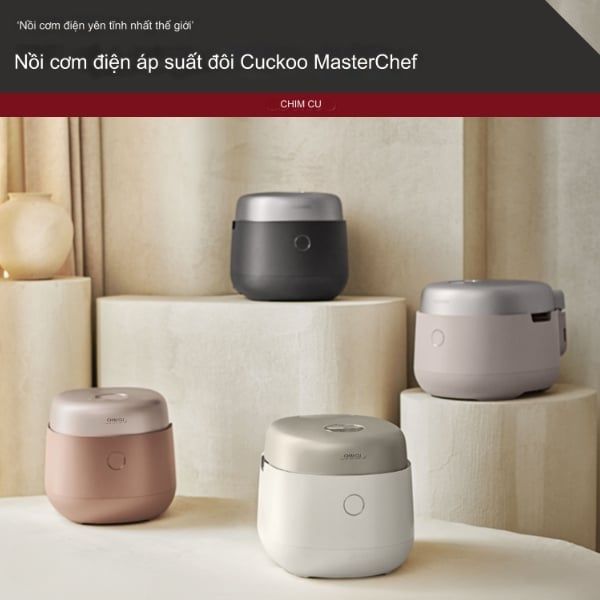 Nồi cơm điện cao tần Cuckoo Master Chef Silent áp suất kép