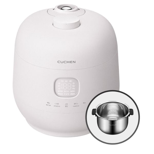 Nồi cơm điện áp suất kép Cuchen CRH TWS0610MW 1.08L ruột inox