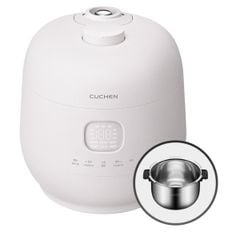  Nồi cơm điện áp suất kép Cuchen CRH TWS0610W 1.08L ruột inox 