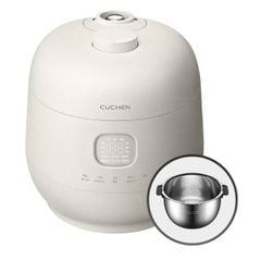  Nồi cơm điện áp suất kép Cuchen CRH TWS0610W 1.08L ruột inox 
