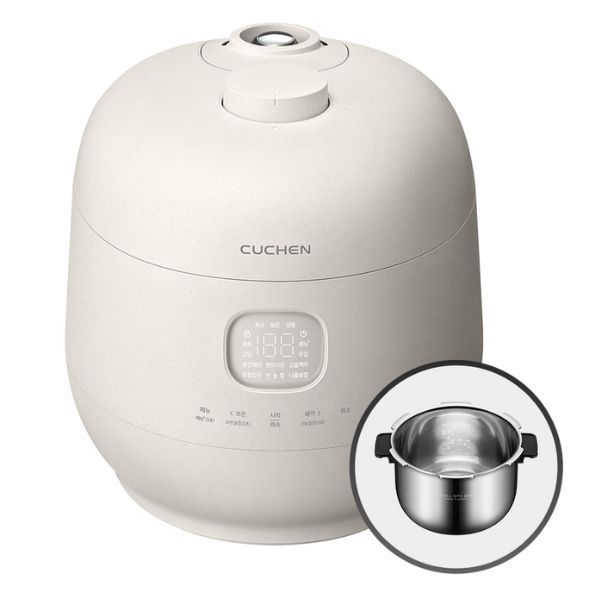 Nồi cơm điện áp suất kép Cuchen CRH TWS0630W 1.08L ruột inox